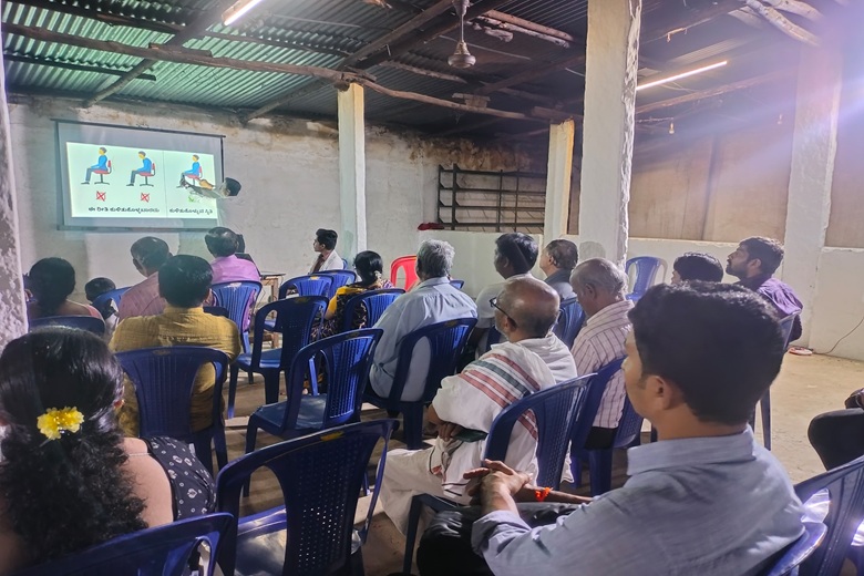 Mata visit-Local camp